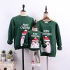 Áo Gia Đình Thu Đông Familylove - Áo Sweater Thu Đông Ấm Áp Họa Tiết Cánh Cụt Merry Christmas Chất Liệu Nỉ Da Cá Cao Cấp