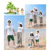 Set Quần Áo Gia Đình Đi Biển Familylove - Set Bộ Đồ Đi Biển Cho Cả Nhóm Và Gia Đình Enjoy Summer Họa Tiết Hoa Lá