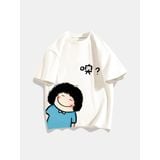 Áo gia đình Familylove - Mẫu gia đình Chibi siêu cute đáng yêu chất liệu cotton co giãn 4 chiều