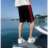 Quần Short Nam Familylove - Quần Đùi Nam Họa Tiết Kẻ Sọc Chất Liệu Da Cá Thoáng Mát Trẻ Trung Năng Động