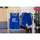 Bộ quần áo bé trai Familylove - Bộ đồ thể thao ba lỗ viền đẹp chất cotton 100% mềm mịn thoáng mát