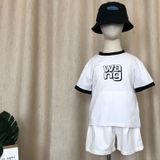 Áo phông Cotton bé trai, áo thun cute phối viền đen Size từ 9-40kg. Chuẩn shop - Tem hiệu Thun cotton 100% Siêu mát