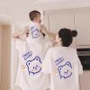 Áo gia đình Familylove - đồ gia đình họa tiết trái Gấu Hello Sunday đáng yêu chất liệu cotton 100%
