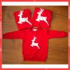 Áo Hoodie Gia Đình Familylove - Áo Hoodie Chú Tuần Lộc Trắng Chất Liệu Nỉ Da Cá Cao Cấp