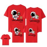 Áo Gia Đình Familylove - Đồng Phục Gia Đình Họa Tiết Bướm Hoa Xinh Xắn Cotton 100% Cao Cấp  Màu Trắng