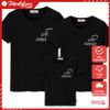 Áo Gia Đình Familylove - Mẫu Đồng Phục Gia Đình Họa Tiết Hình Trái Tim Love Forever Chất Liệu Cotton 100% Co Giãn
