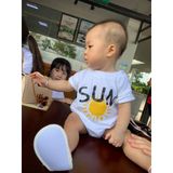 Áo gia đình Familylove - đồ gia đình chất liệu cotton 100% siêu mềm mịn họa tiết SUN dễ thương