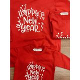 Áo Sweater nỉ gia đình cao cấp Familylove – Set in Happy New Year Graffity