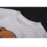 Áo Gia Đình Thu Đông Familylove - Hoodie Gia Đình Họa Tiết Gấu Bear Đáng Yêu Nỉ Da Cá Cao Cấp
