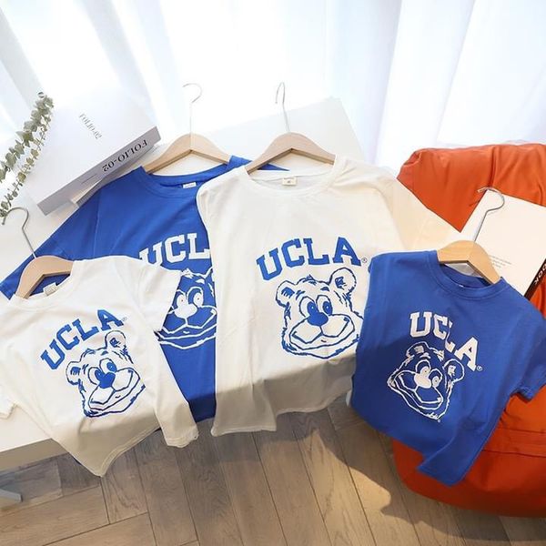 Áo gia đình Familylove - đồ gia đình Gấu UCLA dễ thương chất thun 100 cotton co giãn loại 1