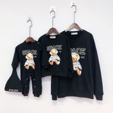 Áo Sweater Gia Đình Familylove - Áo Sweater thu đông Gấu Phi Hành Gia Space Dễ Thương Chất Liệu Nỉ Da Cá Cao Cấp