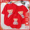 Áo thun cotton gia đình Familylove – Set in hình gấu dễ thương