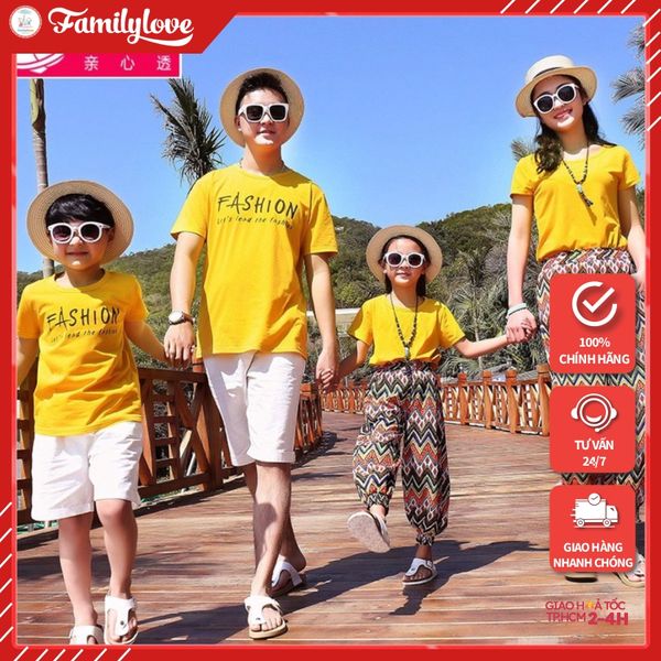 Áo Thun Gia Đình - Thời trang Familylove  Hàng chuẩn thương hiệu