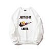 Áo hoodie nỉ cho nam form rộng Familylove – Áo mùa đông nam nữ One Piece Thông điệp Just do it Later