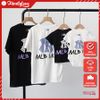 Áo gia đình Familylove - Mẫu Áo Đồng phục gia đình Họa Tiết Logo New York Yankess MLB Like chất liệu cotton 100% co giãn