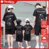 Áo Gia Đình Familylove - Mẫu Áo Đồng Phục Gia Đình Họa Tiết Doraemon,doraemi Đáng Yêu Chất Liệu Cotton 100% Co Giãn