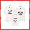 Áo gia đình Familylove - đồ gia đình I <3 MY MOM AND DAD cotton 4 chiều