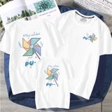 Áo Gia Đình Familylove - Mẫu Đồng Phục Gia Đình Họa Tiết Cây Chong Chóng The Windmichất Liệu Cotton 100% Co Giãn
