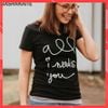 Áo thun phông nam nữ form rộng Familylove - Mẫu áo Unisex ALL I NEEDS YOU chất Cotton 100% cao cấp