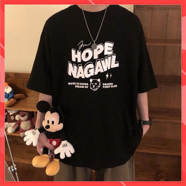 Áo thun phông nam form rộng Familylove - Mẫu áo thun nam tay lỡ HOPE NAGAWL chất Cotton 100% cao cấp