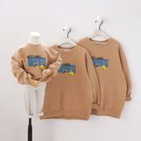 Áo Gia Đình Thu Đông Familylove - Mẫu Đồ Gia Đình Thu Đông Sweater WELCOME HAPPINESS Chất Liệu Nỉ Da Cá Cao Cấp