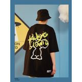 Áo thun phông nam form rộng Familylove - Mẫu áo thun nam tay lỡ Rickis chất Cotton 100% cao cấp