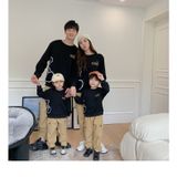 Áo Sweater Familylove - Mẫu Áo Gia đình Họa Tiết Gấu COULDN'T SLOW DOWN SO WE HAD TO CRASH IT  Chất Nỉ Da Cá Cotton 100%