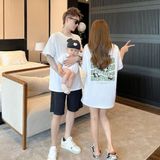 Áo gia đình Familylove - đồ gia đình họa tiết Gấu Panda đáng yêu GREATFRIEND chất liệu cotton 100%