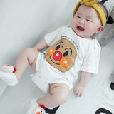 Áo gia đình Familylove - đồ gia đình mặt cười MINANO màu trắng chất liệu cotton 100% mát