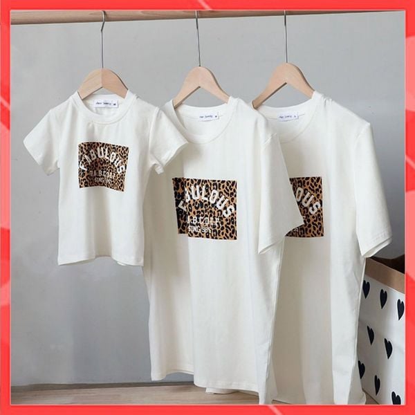 Áo gia đình Familylove - Mẫu Áo gia đình FABULOUS Cotton 100%