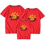 Áo Gia Đình Familylove - Mẫu Đồng Phục Gia Đình Họa Tiết Mặt Trời Morning Sun Chất Liệu Cotton 100% Co Giãn