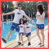 Đồ bộ gia đình Familylove - đồ gia đình in họa tiết IN THE SUMMER  chất thun cotton 100 co giãn bốn chiều