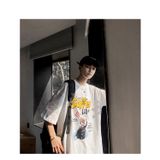 Áo thun phông nam form rộng Familylove - Mẫu áo thun nam tay lỡ Coffee Life chất Cotton 100% cao cấp