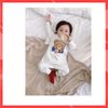 Bodysuite Áo Liền Quần Cho Bé Trai Bé Gái Dài Chân Mùa Thu Đông Hình Gấu Dễ Thương Familylove