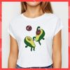 Áo thun phông nam nữ form rộng Familylove - Mẫu áo Unisex Quả bơ chơi Bóng chuyền chất Cotton 100% cao cấp