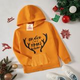 Áo Nỉ ấm mùa đông cho bé - Áo Thu đông dài tay cho bé Cotton Da cá cao cấp mẫu Noel Giáng Sinh Xmas Nón Túi màu Đỏ Vàn