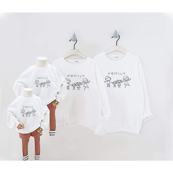 Áo Sweater Gia đình Familylove - Mẫu Áo Gia đình Sweater Family Họa Tiết Gia Đình Đáng Yêu Chất Nỉ Da Cá Cotton 100%