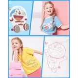 Áo thun bé gái Familylove - Áo phông trẻ em họa tiết Doraemon cực đáng yêu chất liệu cotton 100% thoáng mát