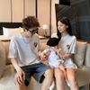 Áo gia đình Familylove - đồ gia đình họa tiết hoạt Trái Tim sắc màu chất liệu cotton 100%