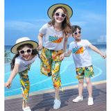 Áo gia đình Familylove - Mẫu Áo gia đình đi biển họa tiết Brave Bit đẹp Cotton 100% mát