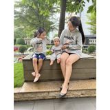 Áo Hoodie Gia đình Familylove - Áo Gia Đình Thu Đông Chú Gấu HOWLER Đáng Yêu Chất Nỉ Da Cá Cotton 100%