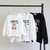 Áo Sweater Gia Đình Familylove - Áo Sweater thu đông Gấu Phi Hành Gia Space Dễ Thương Chất Liệu Nỉ Da Cá Cao Cấp