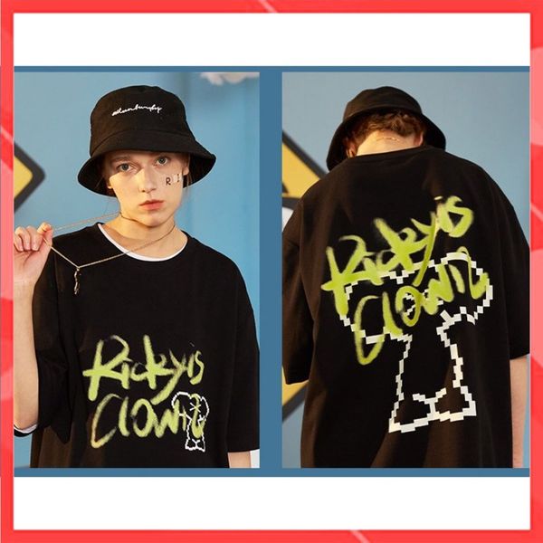 Áo thun phông nam form rộng Familylove - Mẫu áo thun nam tay lỡ Rickis chất Cotton 100% cao cấp