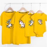 Áo Gia Đình Familylove - Mẫu Đồng Phục Gia Đình Họa Tiết Gia Đình Kì Lân Đáng Yêu Chất Liệu Cotton 100% Co Giãn