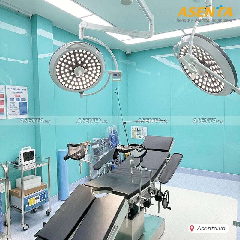 Mẫu setup thiết bị phòng phẫu tại Phòng khám thẩm mỹ Mona