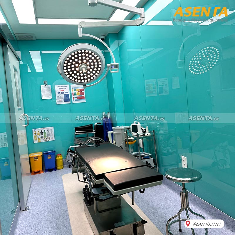 Mẫu setup thiết bị phòng phẫu tại Phòng khám thẩm mỹ Mona