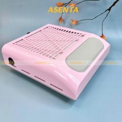 Máy hút bụi móng tay 80W (Trắng - Hồng)