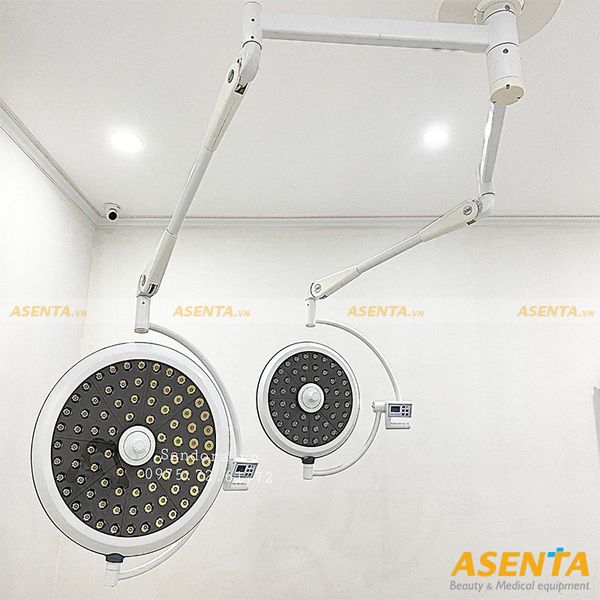 Đèn mổ ở TP.HCM loại treo trần 2 nhánh HMSL-700/500