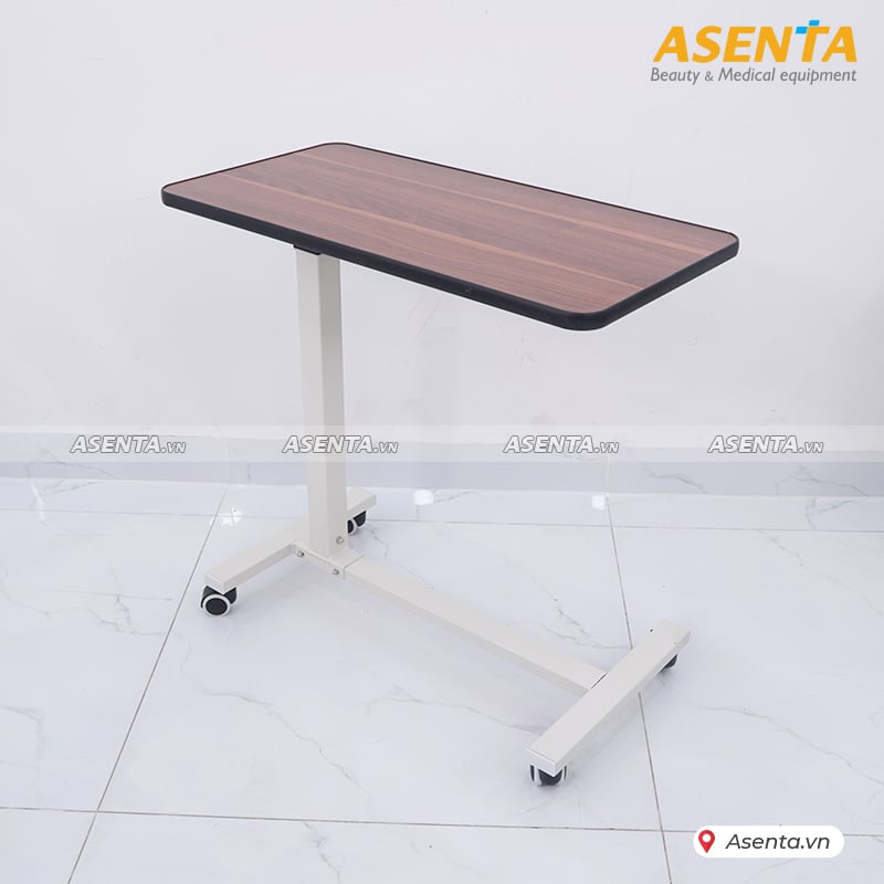 Bàn ăn mặt gỗ di động cho bệnh nhân HMDT-1020