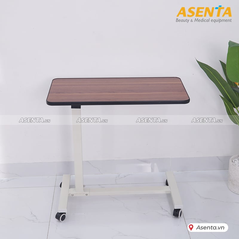 Bàn ăn mặt gỗ di động cho bệnh nhân HMDT-1020
